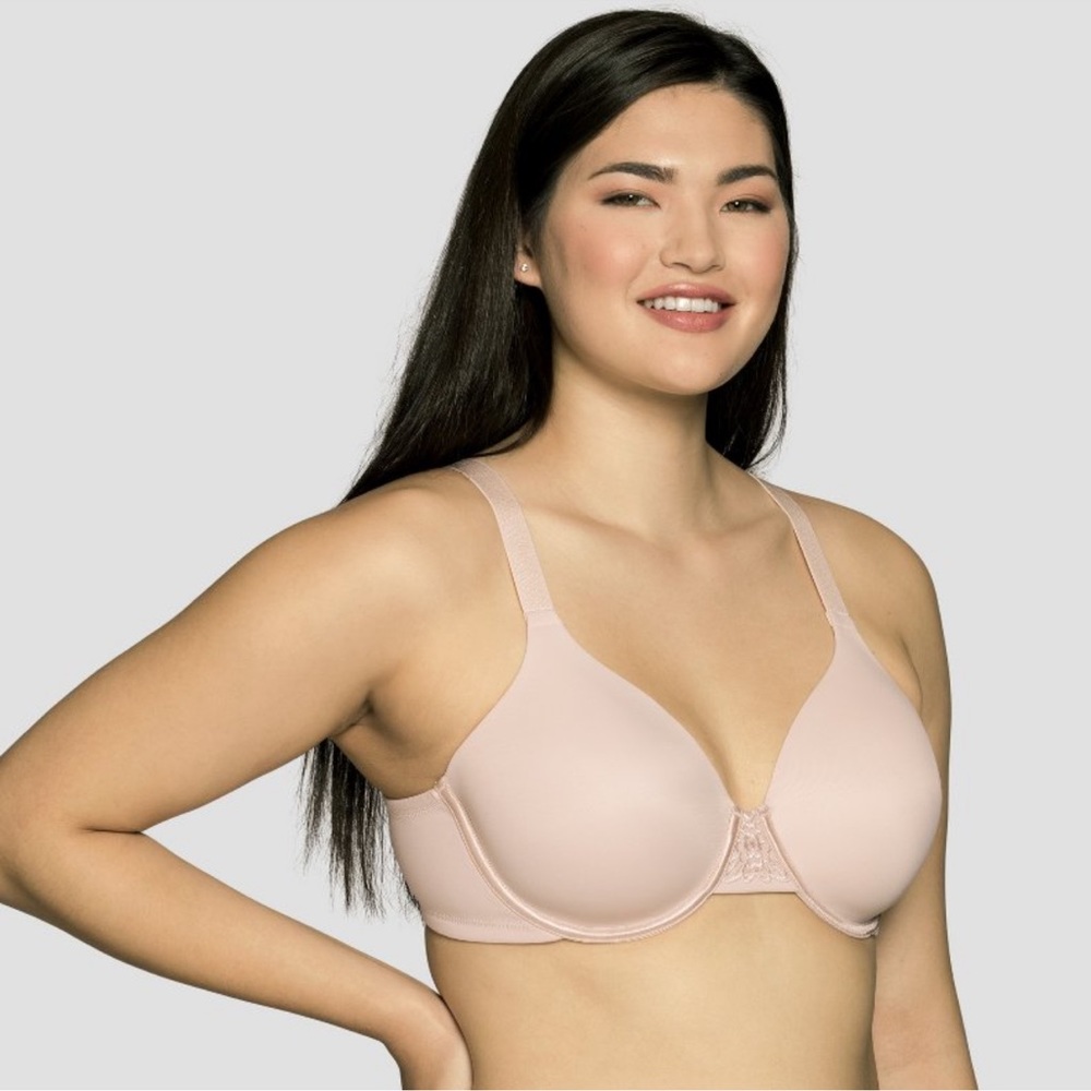 Vanity Fair Women 44DD Plus Beauty Back Full Figure Underwire Smoothing Bra NWT